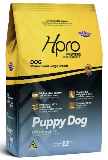 Logotipo produto Hpro Puppy Dog Medium e Large Breeds 15KG