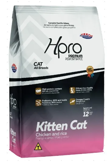Logotipo produto Hpro Kitten Cat Chicken e Rice Para gatos filhotes 10,1kg